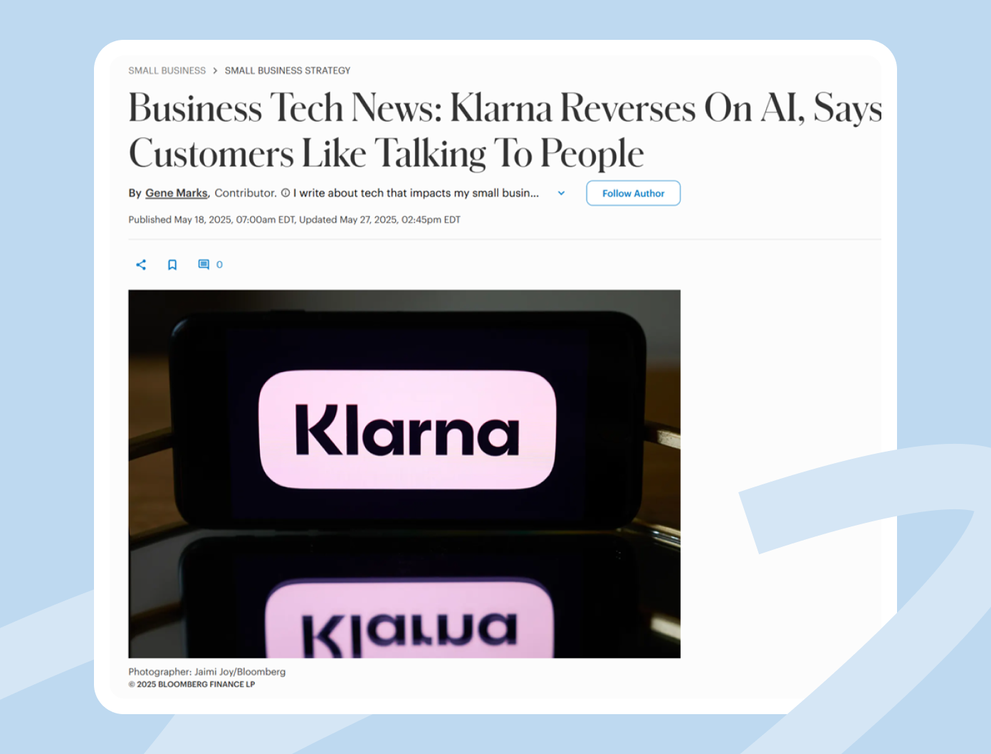 ИИ-эксперимент стоил Klarna 15 млн долларов, а планируемой экономии в 40 млн долларов так и не удалось достичь