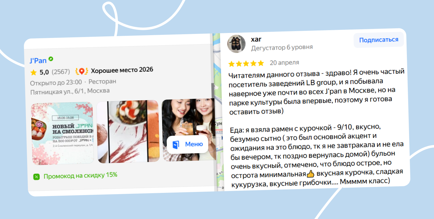 Подробные отзывы на картах работают на доверие 